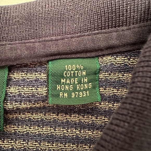 Masters Collection Amen Corner Golf Polo Men's Size XL Short Sleeves Navy Blue - Picture 6 of 9